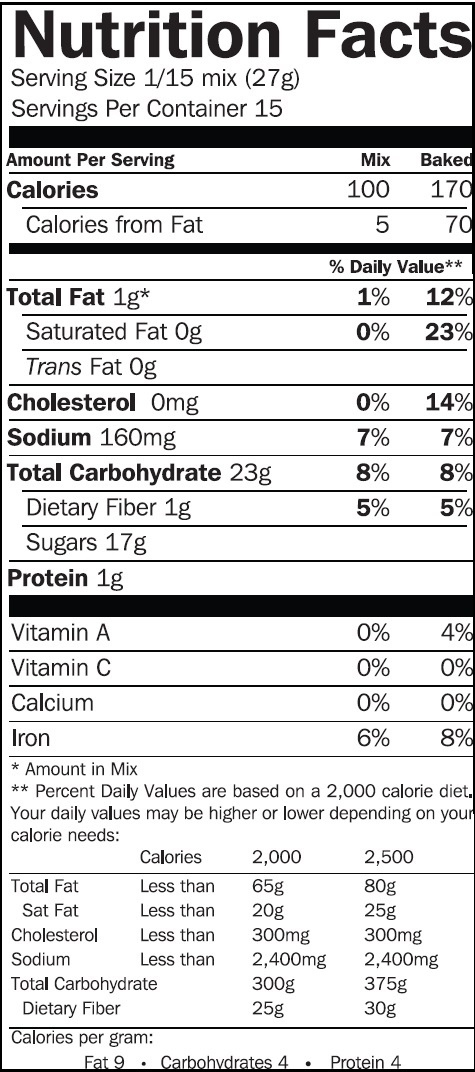 Gluten Free Chocolate Brownie Mix Mix